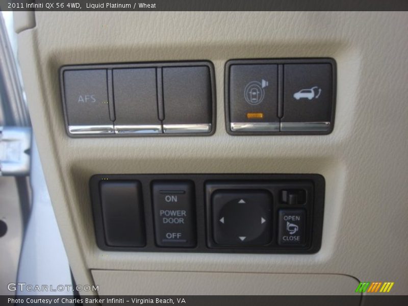 Controls of 2011 QX 56 4WD
