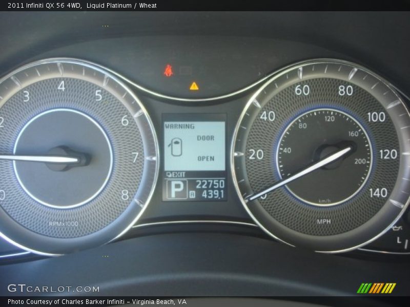  2011 QX 56 4WD 56 4WD Gauges