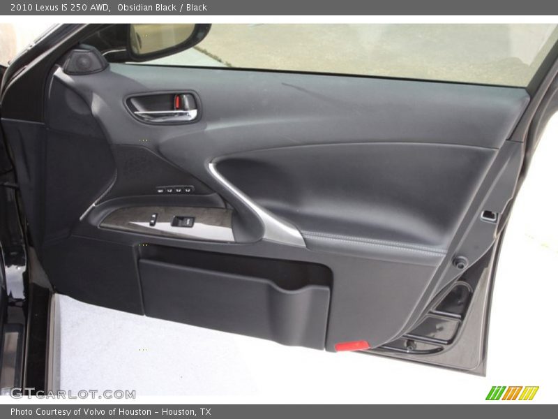 Obsidian Black / Black 2010 Lexus IS 250 AWD