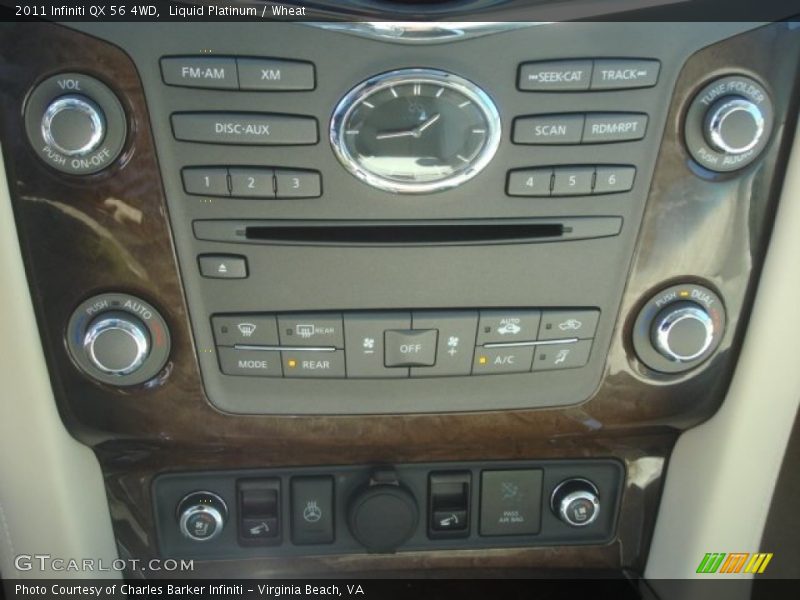 Controls of 2011 QX 56 4WD