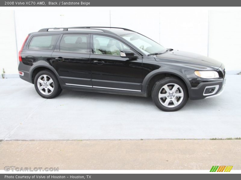 Black / Sandstone Beige 2008 Volvo XC70 AWD