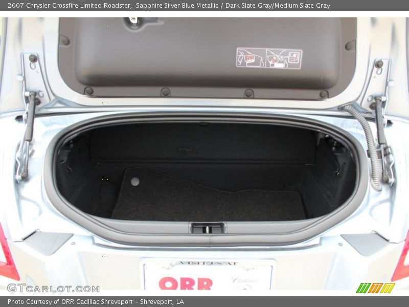 Sapphire Silver Blue Metallic / Dark Slate Gray/Medium Slate Gray 2007 Chrysler Crossfire Limited Roadster