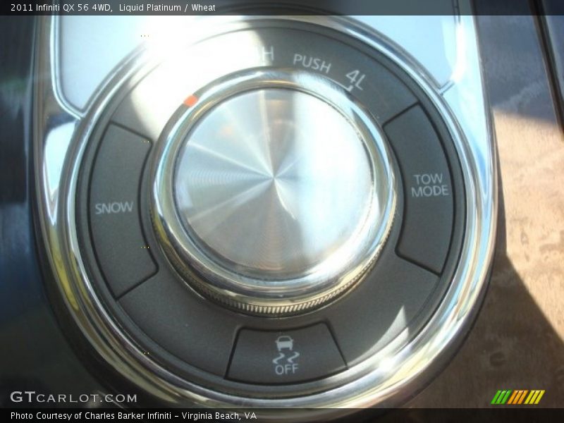 Controls of 2011 QX 56 4WD