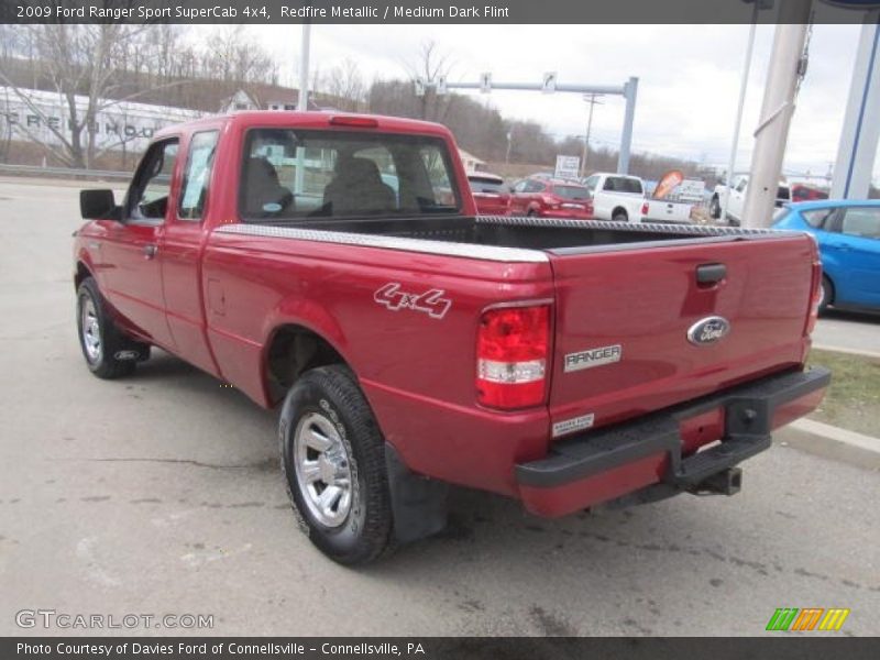 Redfire Metallic / Medium Dark Flint 2009 Ford Ranger Sport SuperCab 4x4