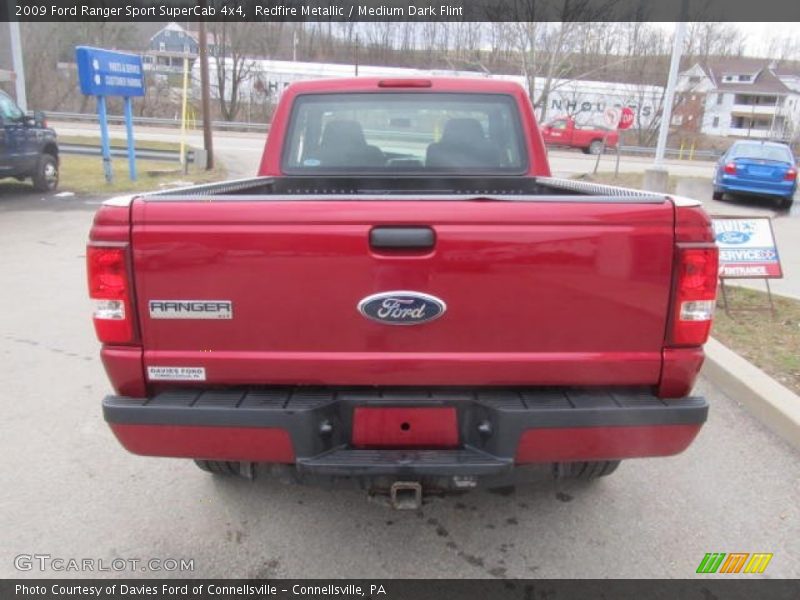 Redfire Metallic / Medium Dark Flint 2009 Ford Ranger Sport SuperCab 4x4