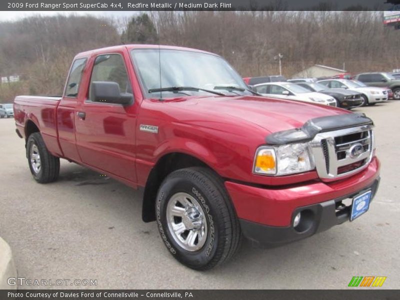 Redfire Metallic / Medium Dark Flint 2009 Ford Ranger Sport SuperCab 4x4