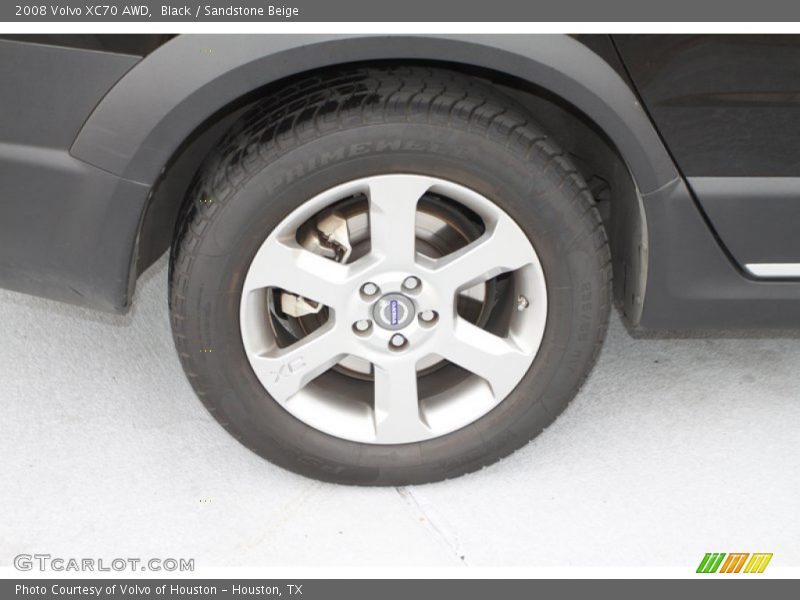 Black / Sandstone Beige 2008 Volvo XC70 AWD