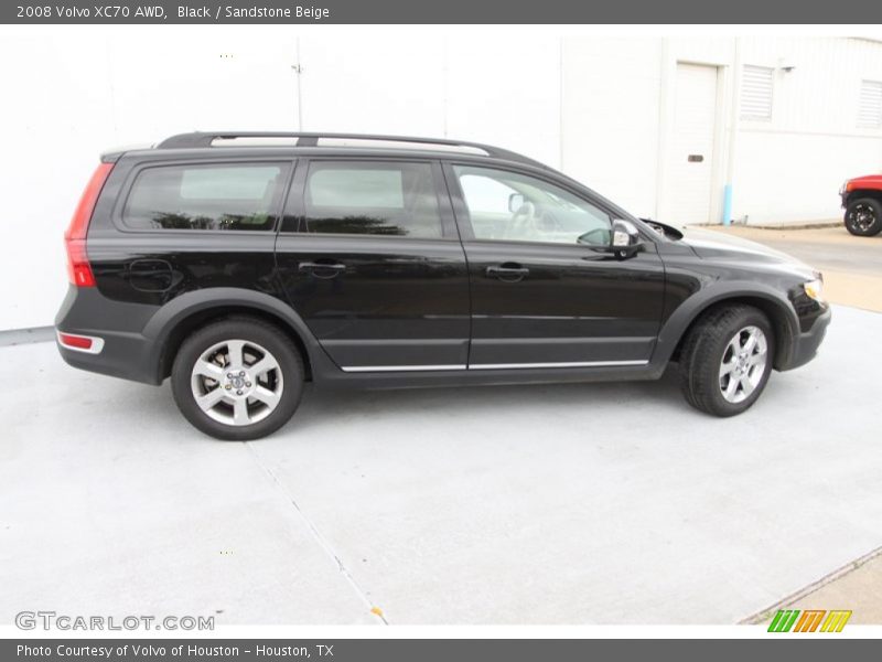 Black / Sandstone Beige 2008 Volvo XC70 AWD