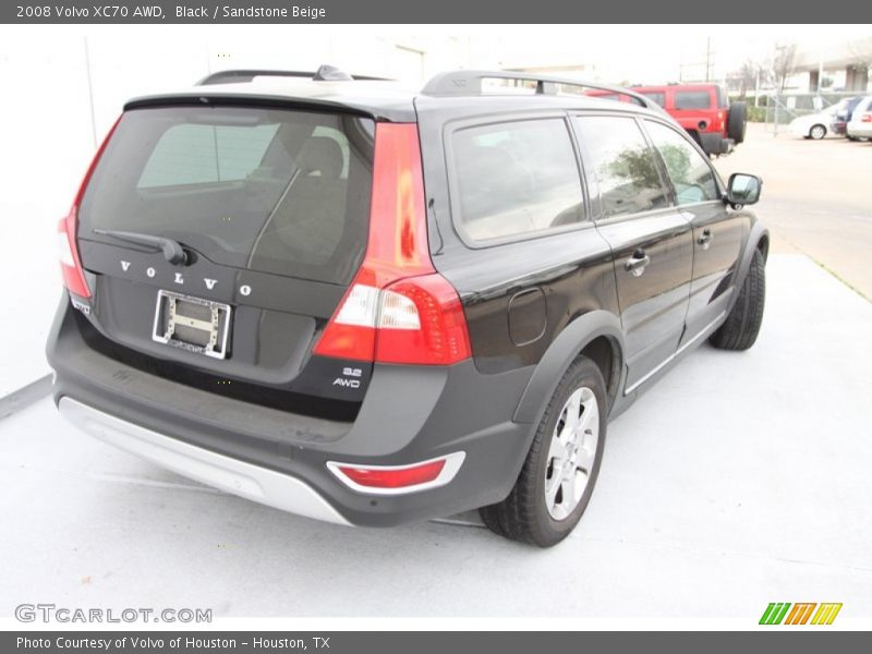 Black / Sandstone Beige 2008 Volvo XC70 AWD