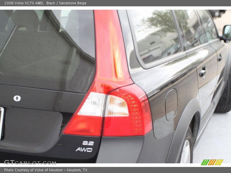Black / Sandstone Beige 2008 Volvo XC70 AWD