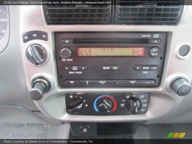 Redfire Metallic / Medium Dark Flint 2009 Ford Ranger Sport SuperCab 4x4