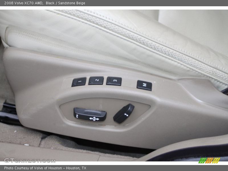 Black / Sandstone Beige 2008 Volvo XC70 AWD