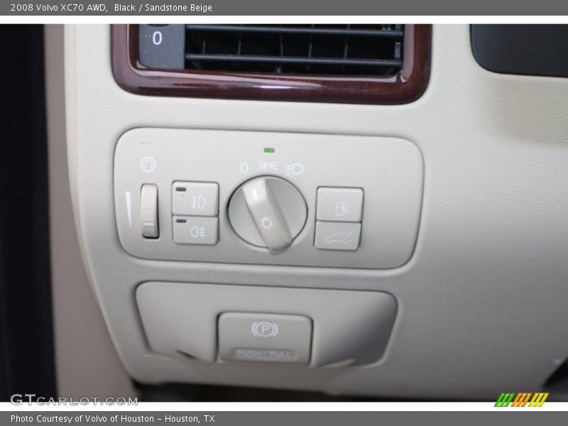 Black / Sandstone Beige 2008 Volvo XC70 AWD
