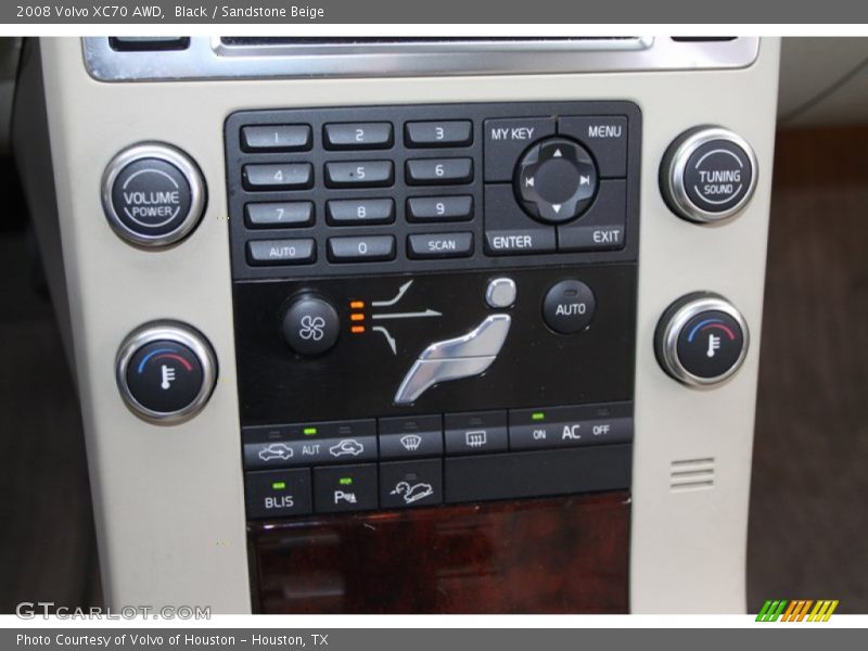 Black / Sandstone Beige 2008 Volvo XC70 AWD
