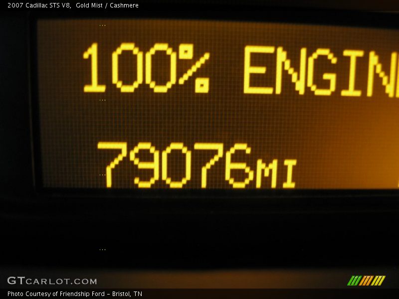 Gold Mist / Cashmere 2007 Cadillac STS V8