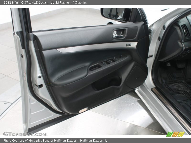 Liquid Platinum / Graphite 2012 Infiniti G 37 x AWD Sedan