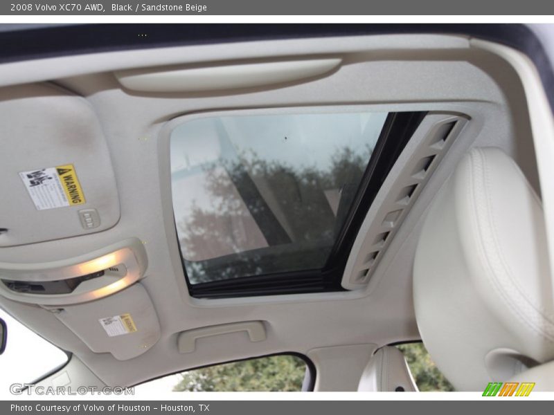 Black / Sandstone Beige 2008 Volvo XC70 AWD