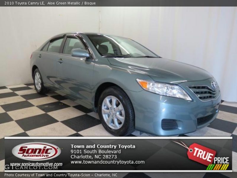 Aloe Green Metallic / Bisque 2010 Toyota Camry LE