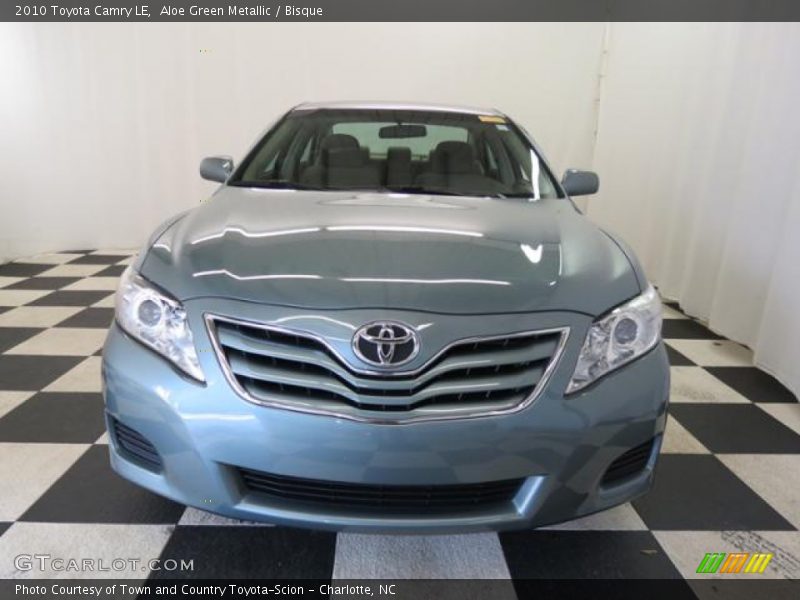 Aloe Green Metallic / Bisque 2010 Toyota Camry LE