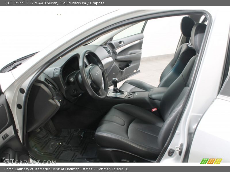 Liquid Platinum / Graphite 2012 Infiniti G 37 x AWD Sedan