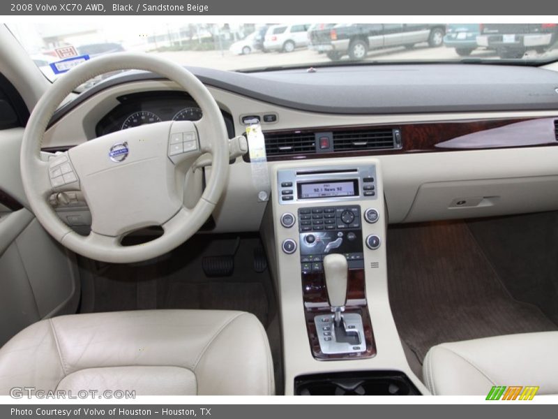 Black / Sandstone Beige 2008 Volvo XC70 AWD
