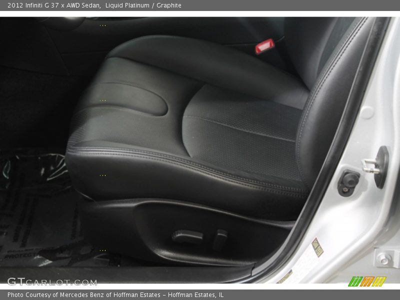 Liquid Platinum / Graphite 2012 Infiniti G 37 x AWD Sedan