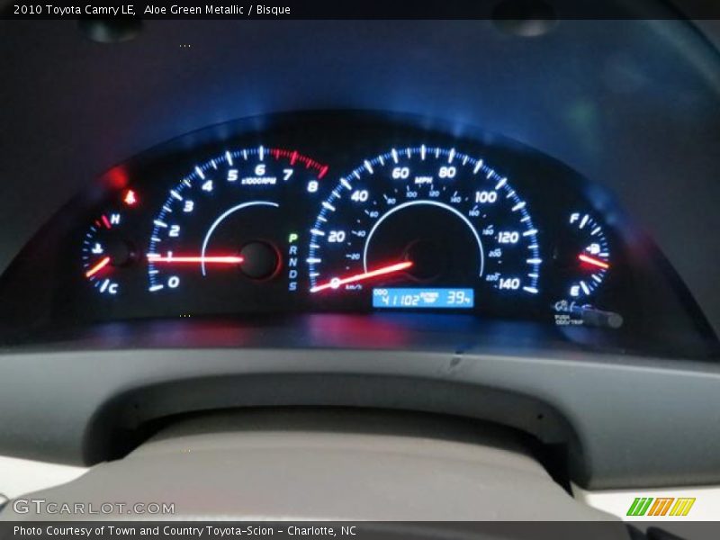 Aloe Green Metallic / Bisque 2010 Toyota Camry LE