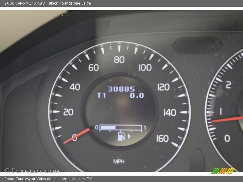 Black / Sandstone Beige 2008 Volvo XC70 AWD
