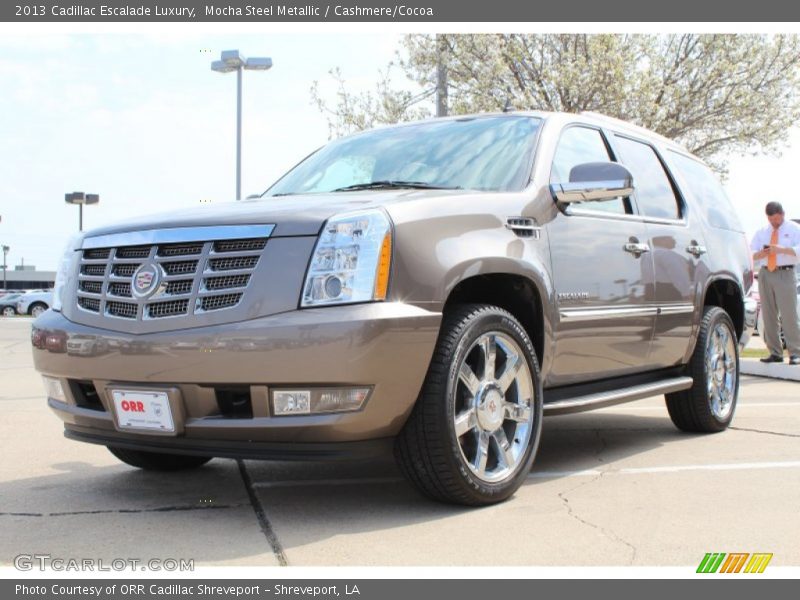 Mocha Steel Metallic / Cashmere/Cocoa 2013 Cadillac Escalade Luxury