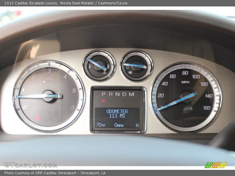 Mocha Steel Metallic / Cashmere/Cocoa 2013 Cadillac Escalade Luxury