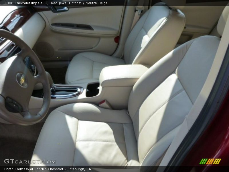Red Jewel Tintcoat / Neutral Beige 2008 Chevrolet Impala LT