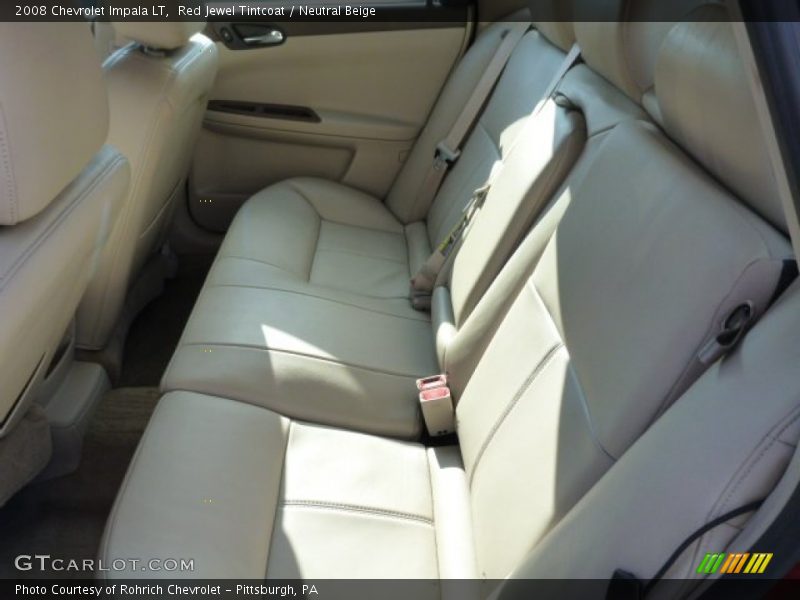 Red Jewel Tintcoat / Neutral Beige 2008 Chevrolet Impala LT