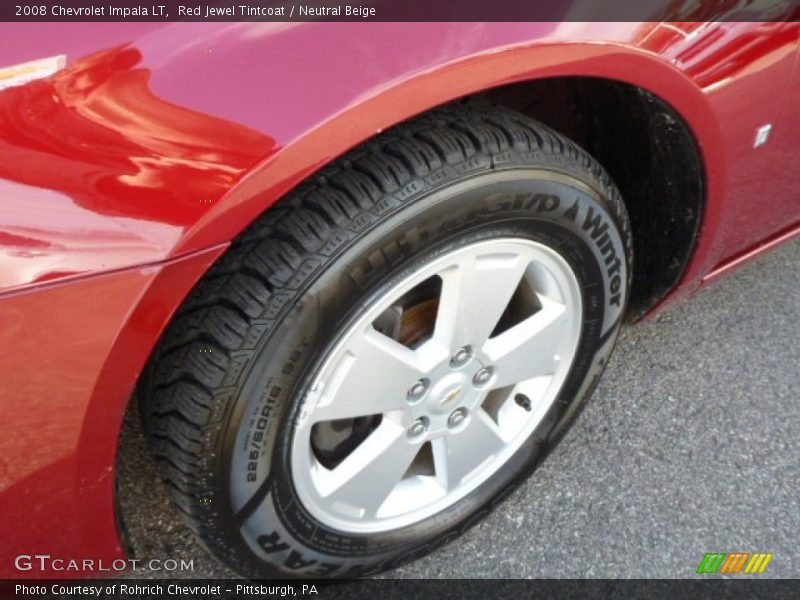 Red Jewel Tintcoat / Neutral Beige 2008 Chevrolet Impala LT