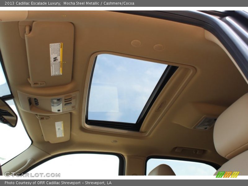 Mocha Steel Metallic / Cashmere/Cocoa 2013 Cadillac Escalade Luxury