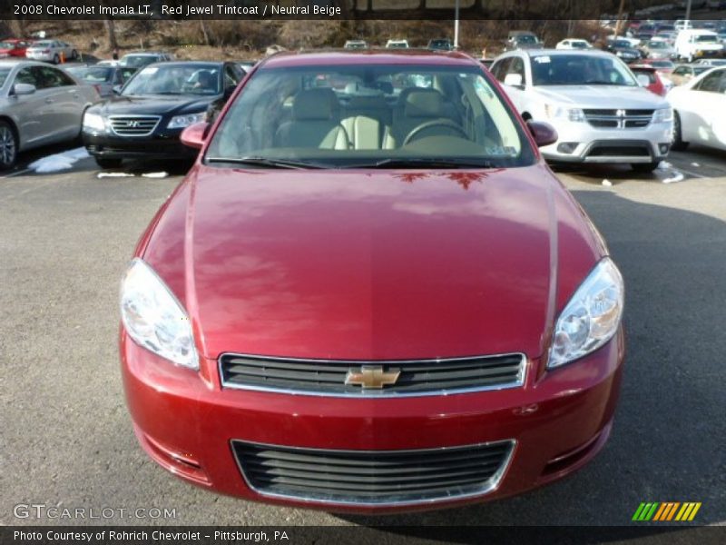 Red Jewel Tintcoat / Neutral Beige 2008 Chevrolet Impala LT