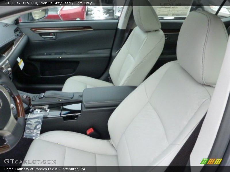 Nebula Gray Pearl / Light Gray 2013 Lexus ES 350