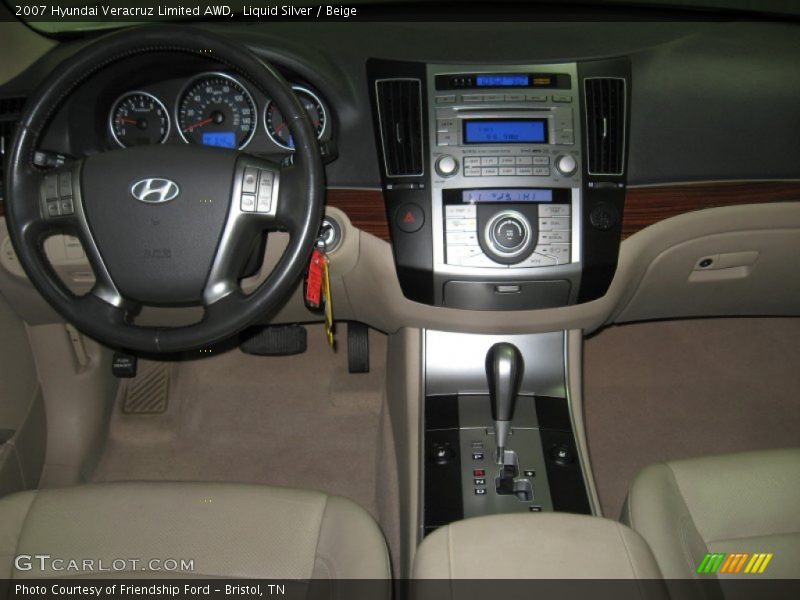 Liquid Silver / Beige 2007 Hyundai Veracruz Limited AWD