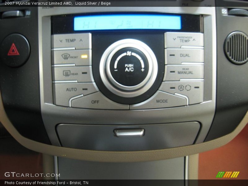 Liquid Silver / Beige 2007 Hyundai Veracruz Limited AWD