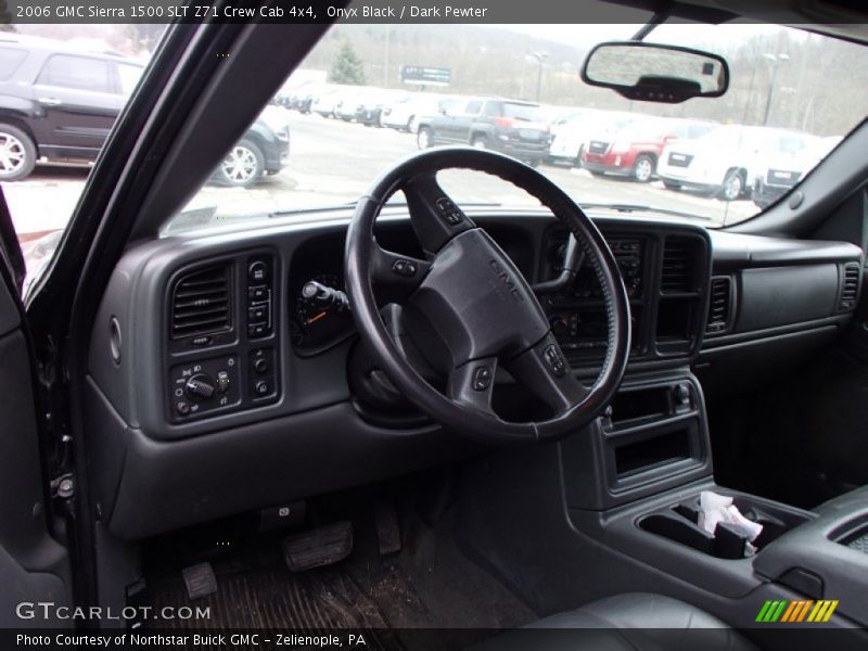 Onyx Black / Dark Pewter 2006 GMC Sierra 1500 SLT Z71 Crew Cab 4x4
