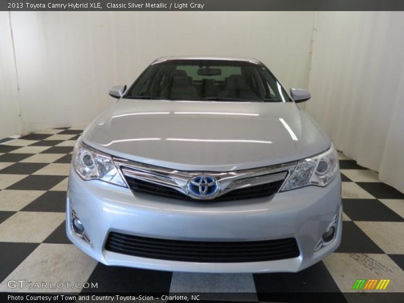 Classic Silver Metallic / Light Gray 2013 Toyota Camry Hybrid XLE