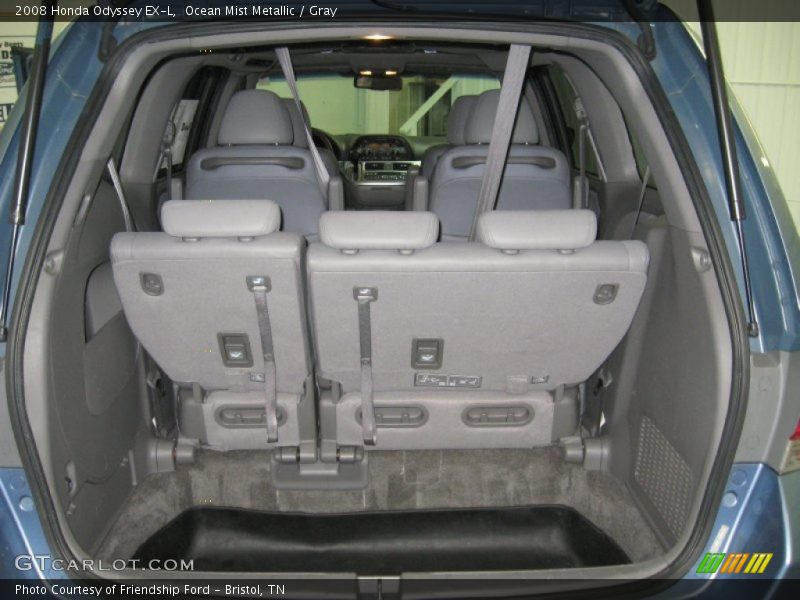 Ocean Mist Metallic / Gray 2008 Honda Odyssey EX-L