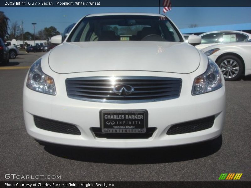 Moonlight White / Wheat 2009 Infiniti G 37 x Sedan