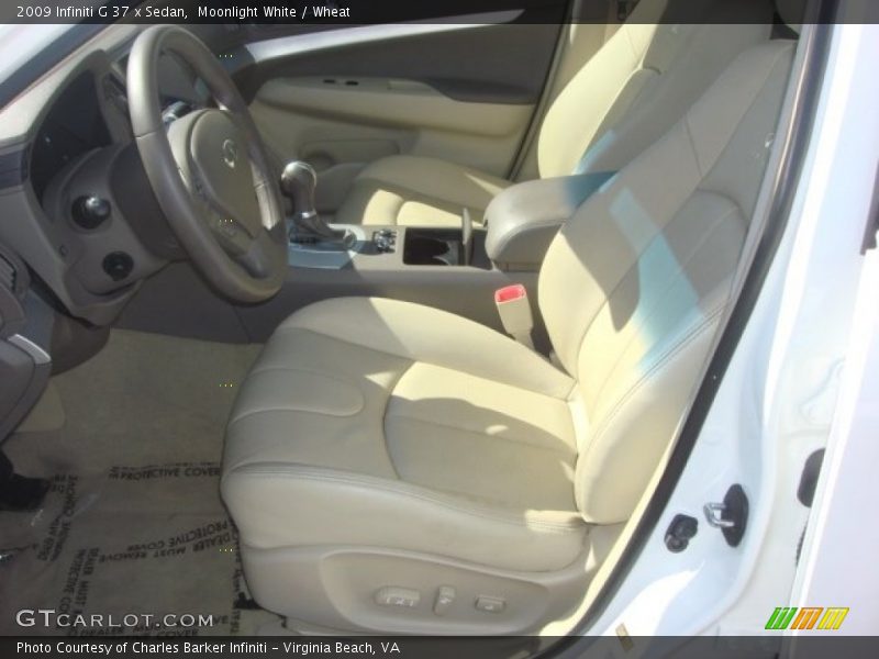 Moonlight White / Wheat 2009 Infiniti G 37 x Sedan