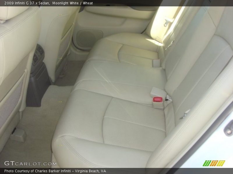 Moonlight White / Wheat 2009 Infiniti G 37 x Sedan