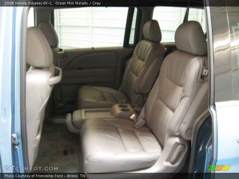 Ocean Mist Metallic / Gray 2008 Honda Odyssey EX-L