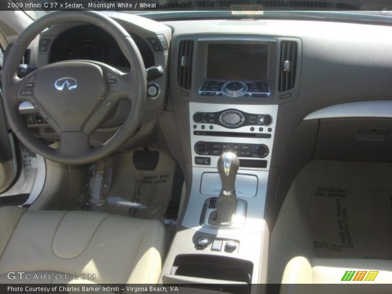 Moonlight White / Wheat 2009 Infiniti G 37 x Sedan