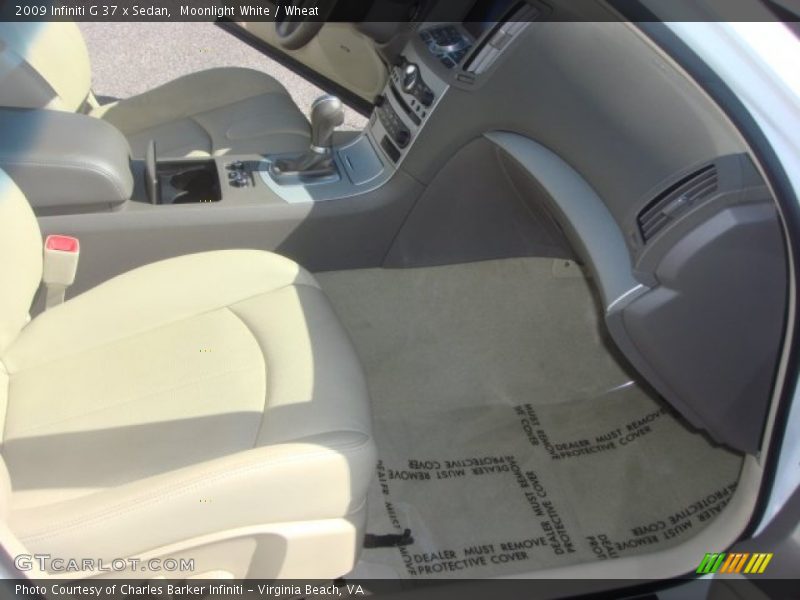 Moonlight White / Wheat 2009 Infiniti G 37 x Sedan