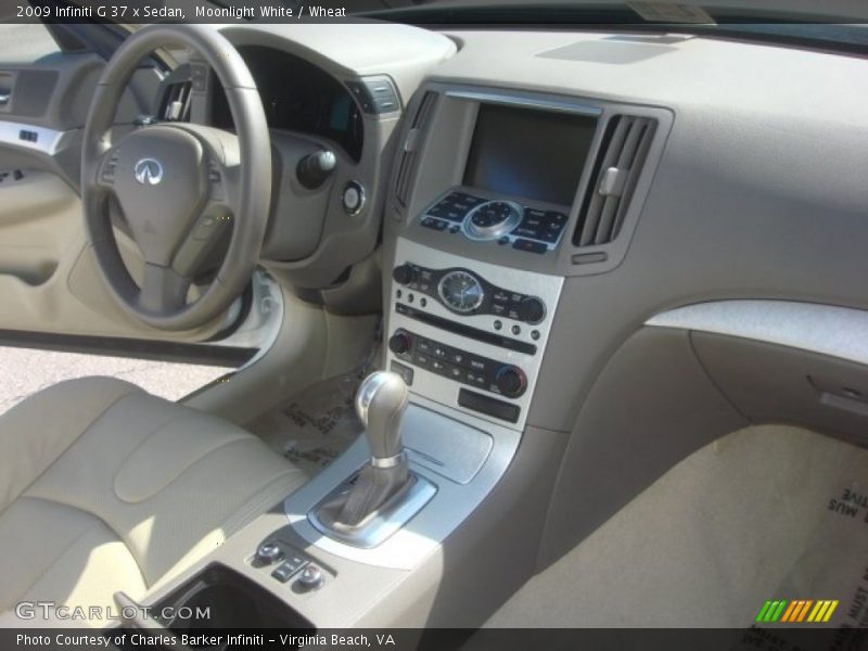 Moonlight White / Wheat 2009 Infiniti G 37 x Sedan