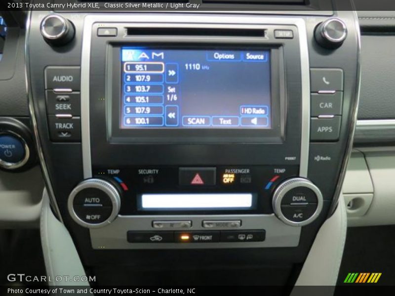 Classic Silver Metallic / Light Gray 2013 Toyota Camry Hybrid XLE