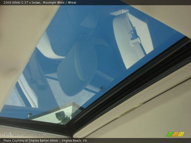 Moonlight White / Wheat 2009 Infiniti G 37 x Sedan